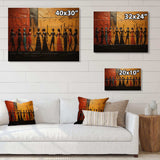 African Tribal Rhythms VIII - Wood Wall Art