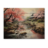 Asian Art Zen Garden IV - Wood Wall Art