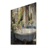 Bathroom Tranquil Reflections V - Wood Wall Art