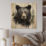 Bear Wild Majesty I - Wood Wall Art