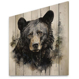 Bear Wild Majesty I - Wood Wall Art