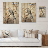 Bird Silent Watcher V - Wood Wall Art