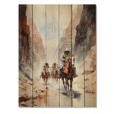 Cowboy On The Trail I - Wood Wall Art