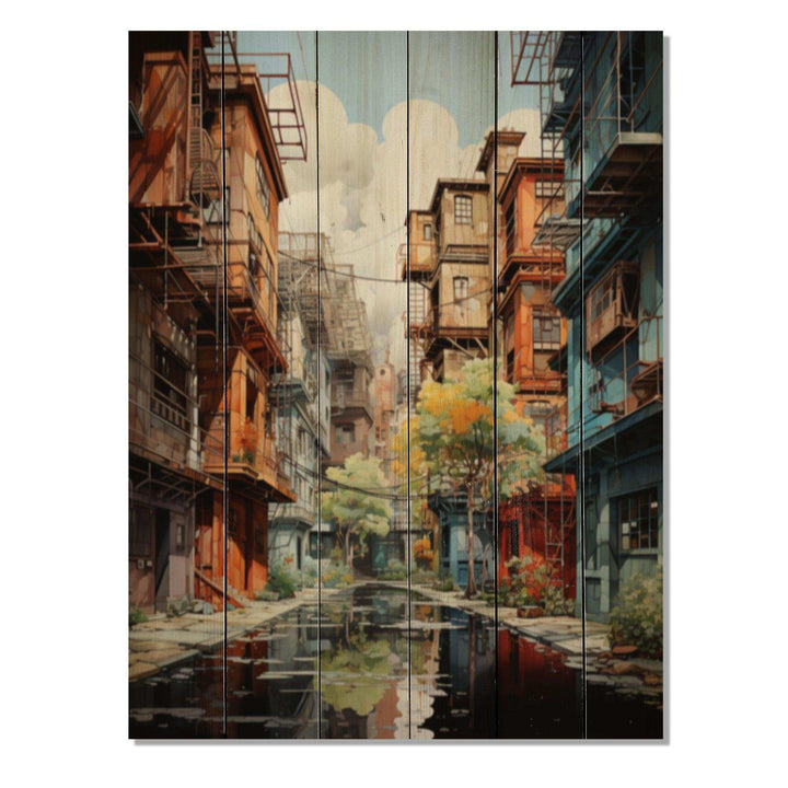 Factories Industrial Harmony I - Wood Wall Art