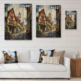 Germany Rothenburg Street II - Wood Wall Art