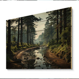 Enchanted Pine Tree Forest - Wood Wall Art