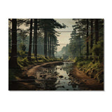 Enchanted Pine Tree Forest - Wood Wall Art