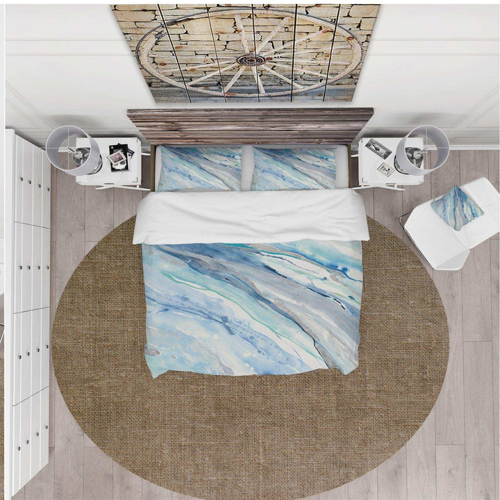 Blue Silver Spring II - Cottage Duvet Cover Set