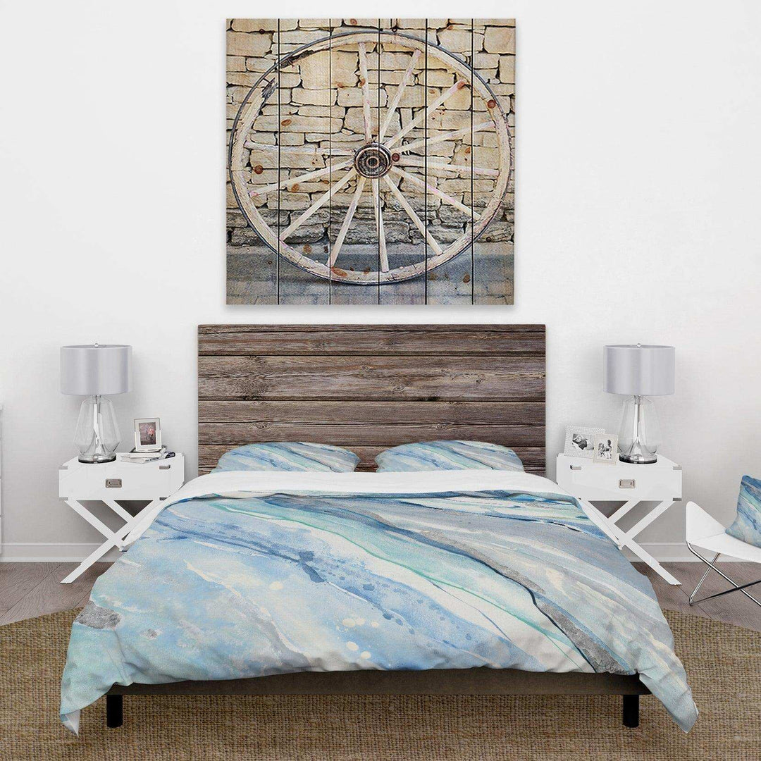 Blue Silver Spring II - Cottage Duvet Cover Set