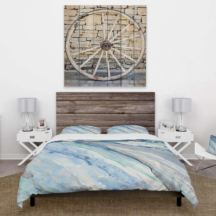 Blue Silver Spring II - Cottage Duvet Cover Set