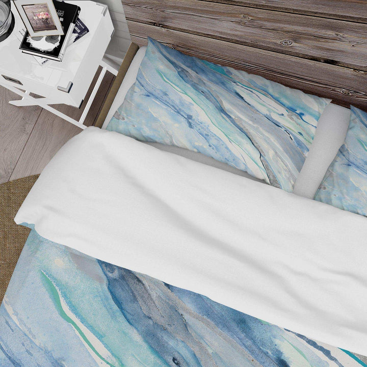 Blue Silver Spring II - Cottage Duvet Cover Set