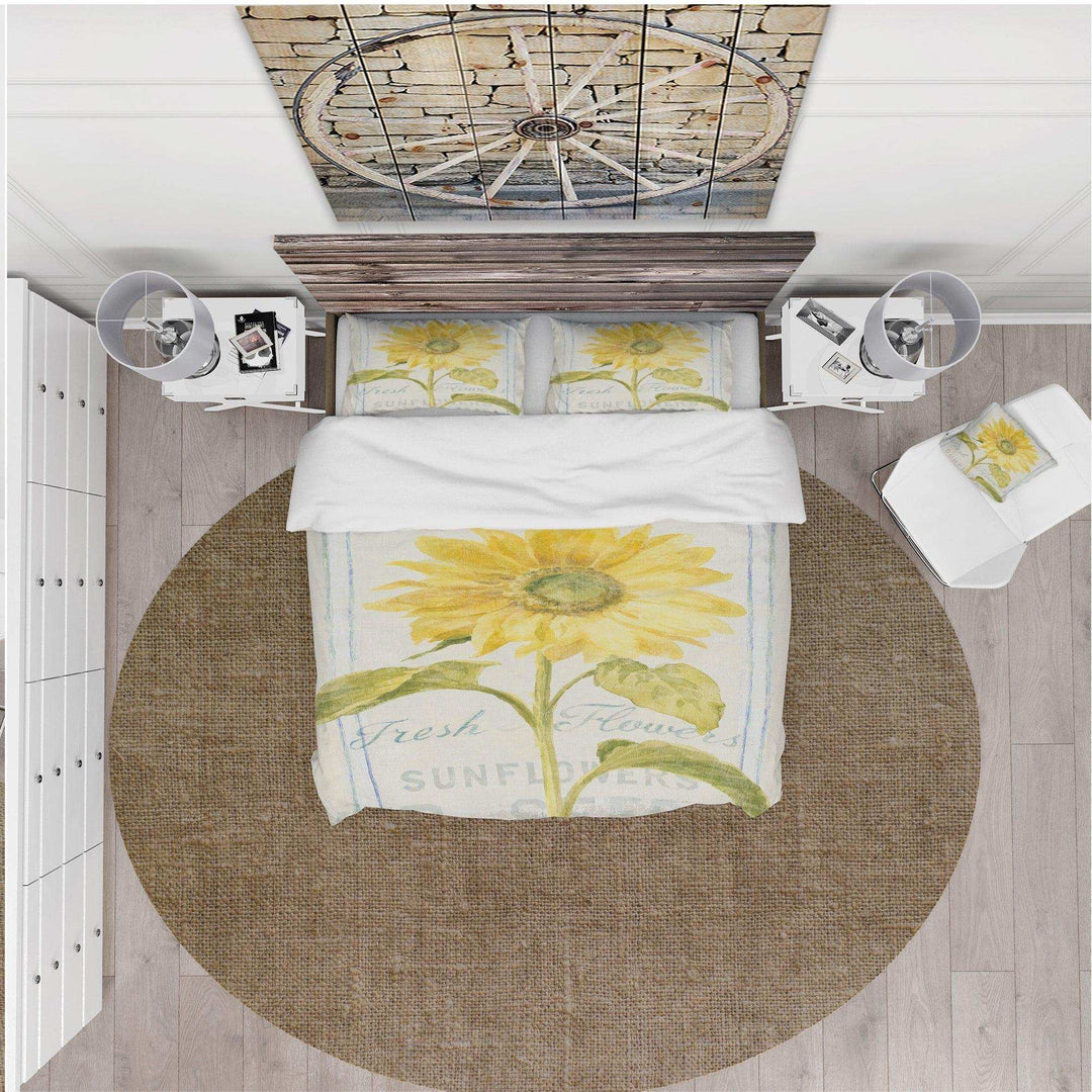 Floursack Florals II - Floral Duvet Cover Set