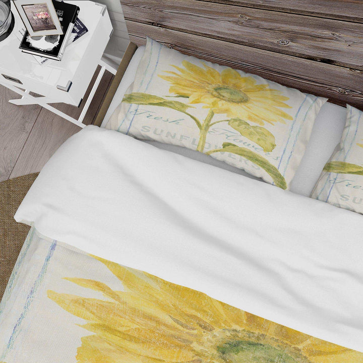 Floursack Florals II - Floral Duvet Cover Set