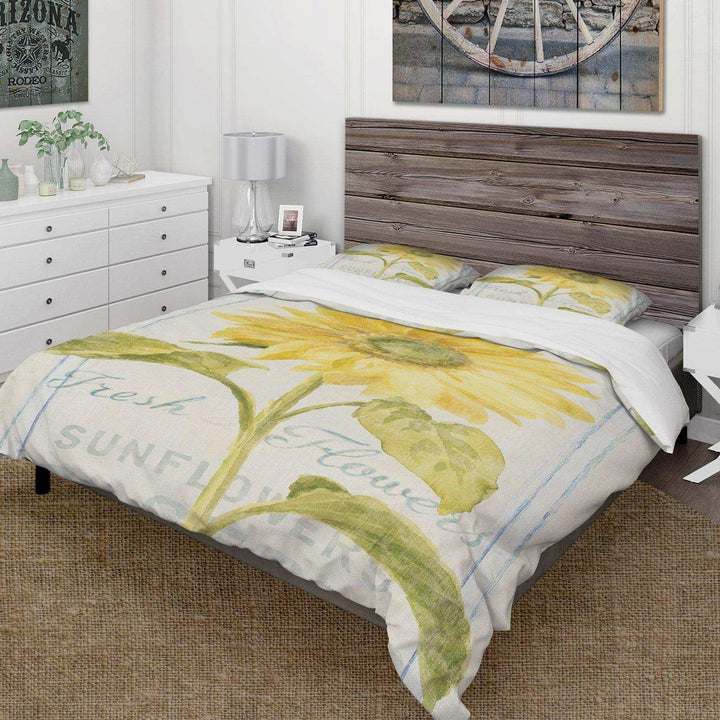 Floursack Florals II - Floral Duvet Cover Set