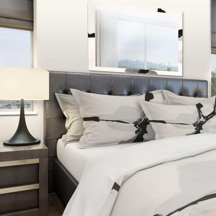 Abstract Neutral III - Geometric Duvet Cover Set