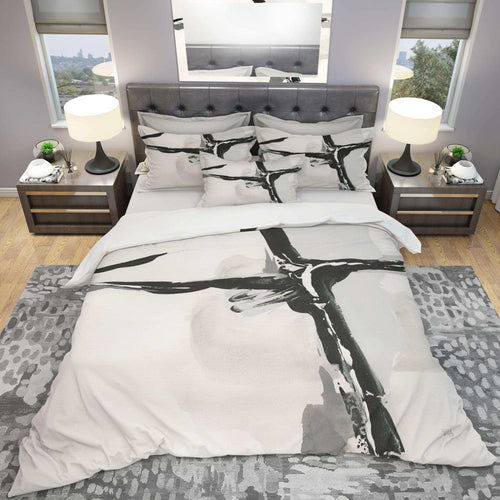 Abstract Neutral II - Abstract Duvet Cover Set
