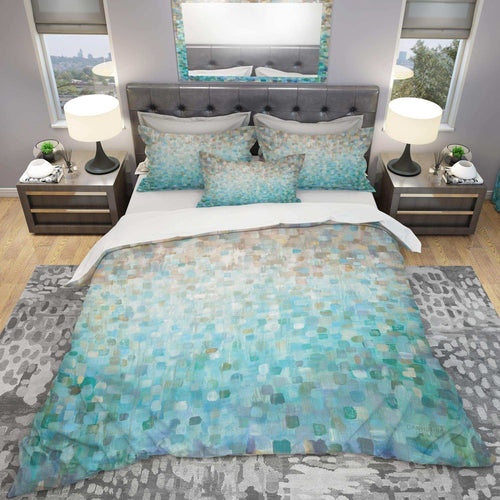 Blocked Abstract - Abstract Duvet Cover Set