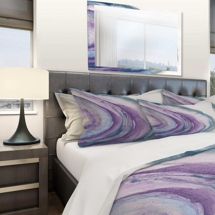 Watercolor Geode I - Geometric Duvet Cover Set