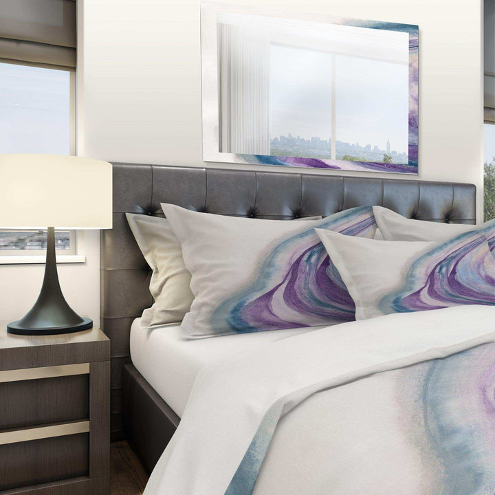 Watercolor Geode II - Geometric Duvet Cover Set