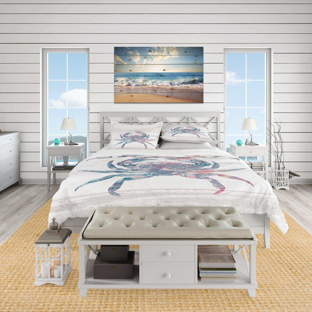 Pink Crab Ocean Life - Animals Duvet Cover Set