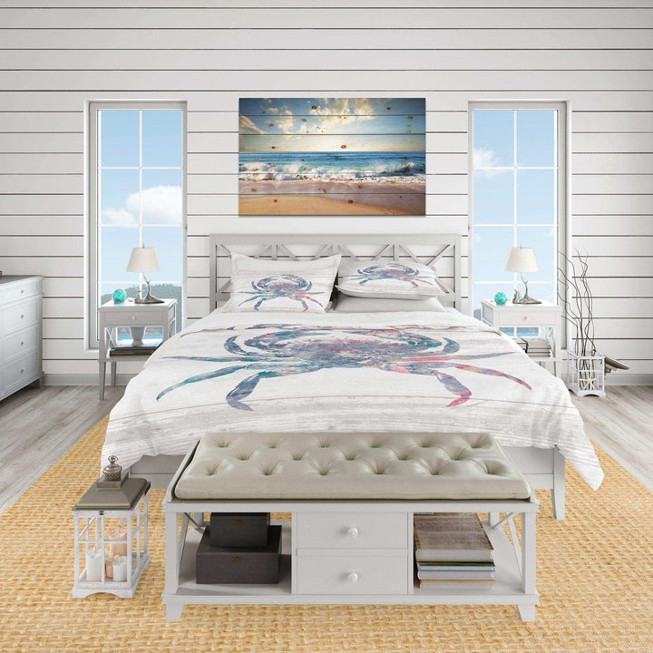 Pink Crab Ocean Life - Animals Duvet Cover Set