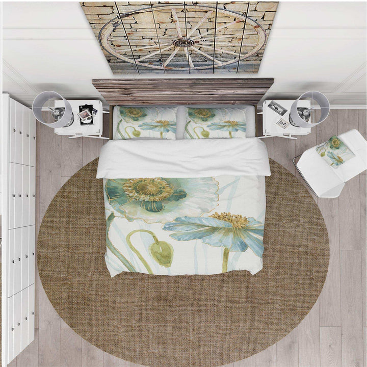 My Greenhouse Cottage Flowers II - Floral Duvet Cover Set