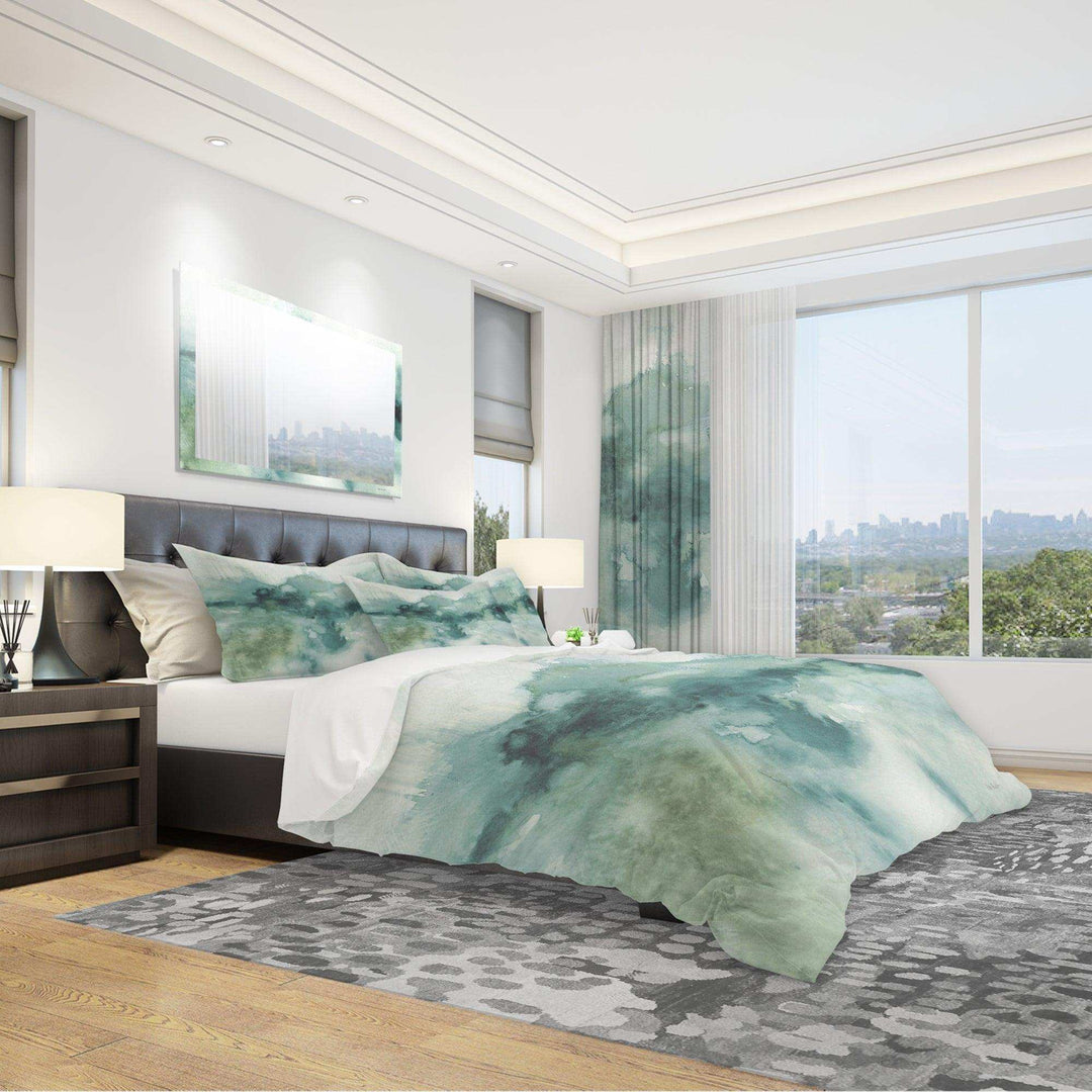 Lost into the Blue - Abstract Duvet Cover Set
