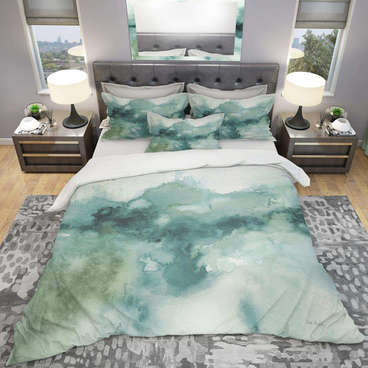Lost into the Blue - Abstract Duvet Cover Set