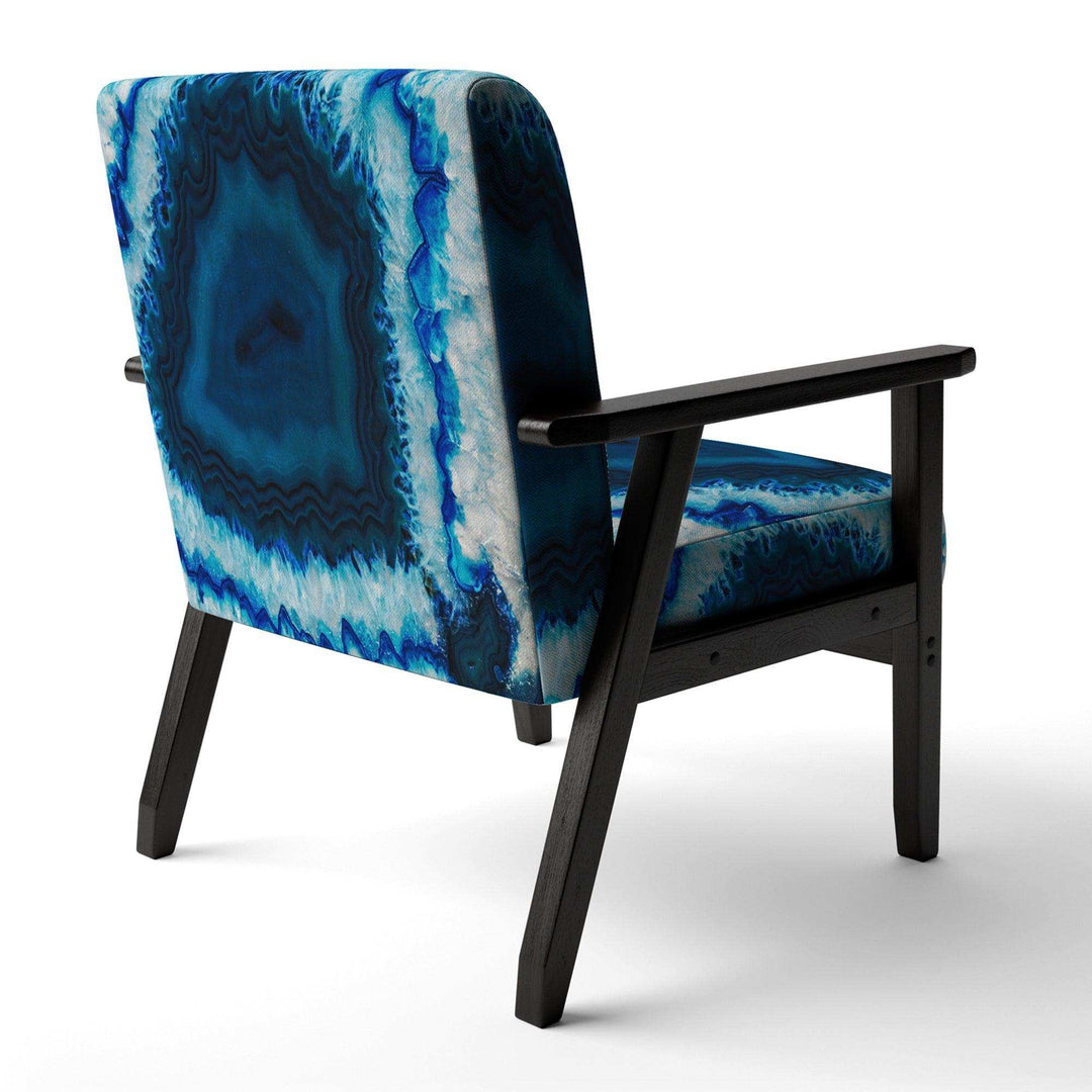 Brazilian Thunder Egg Mid-Century Accent Chair