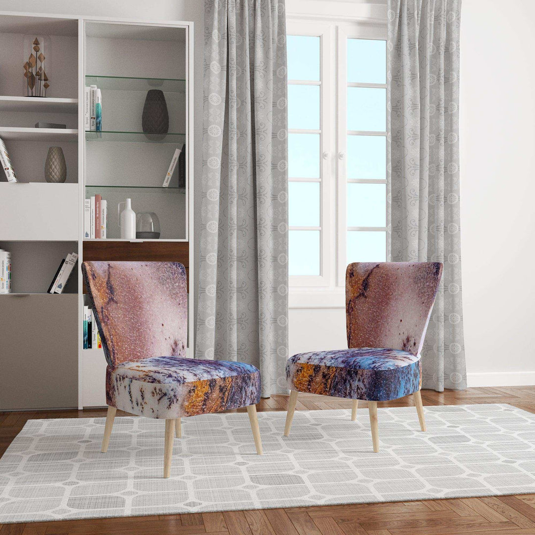 Decorative Stone Moss Agate Close up Tranditional Accent Chair