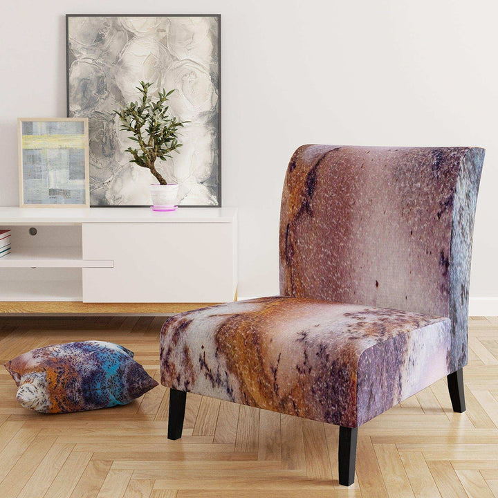 Decorative Stone Moss Agate Close up Tranditional Accent Chair