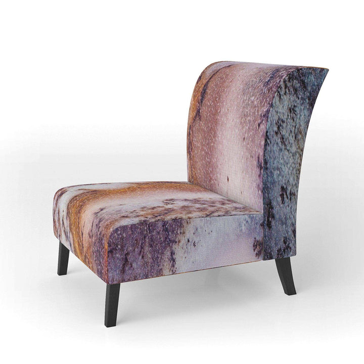 Decorative Stone Moss Agate Close up Tranditional Accent Chair