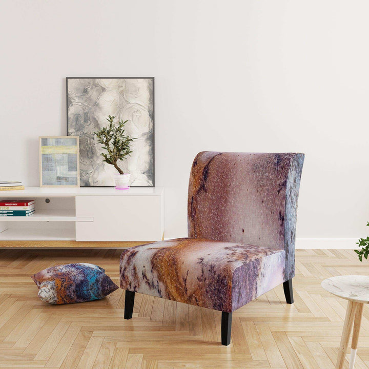 Decorative Stone Moss Agate Close up Tranditional Accent Chair