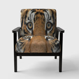 Bengal tiger eyes Modern Accent Chair