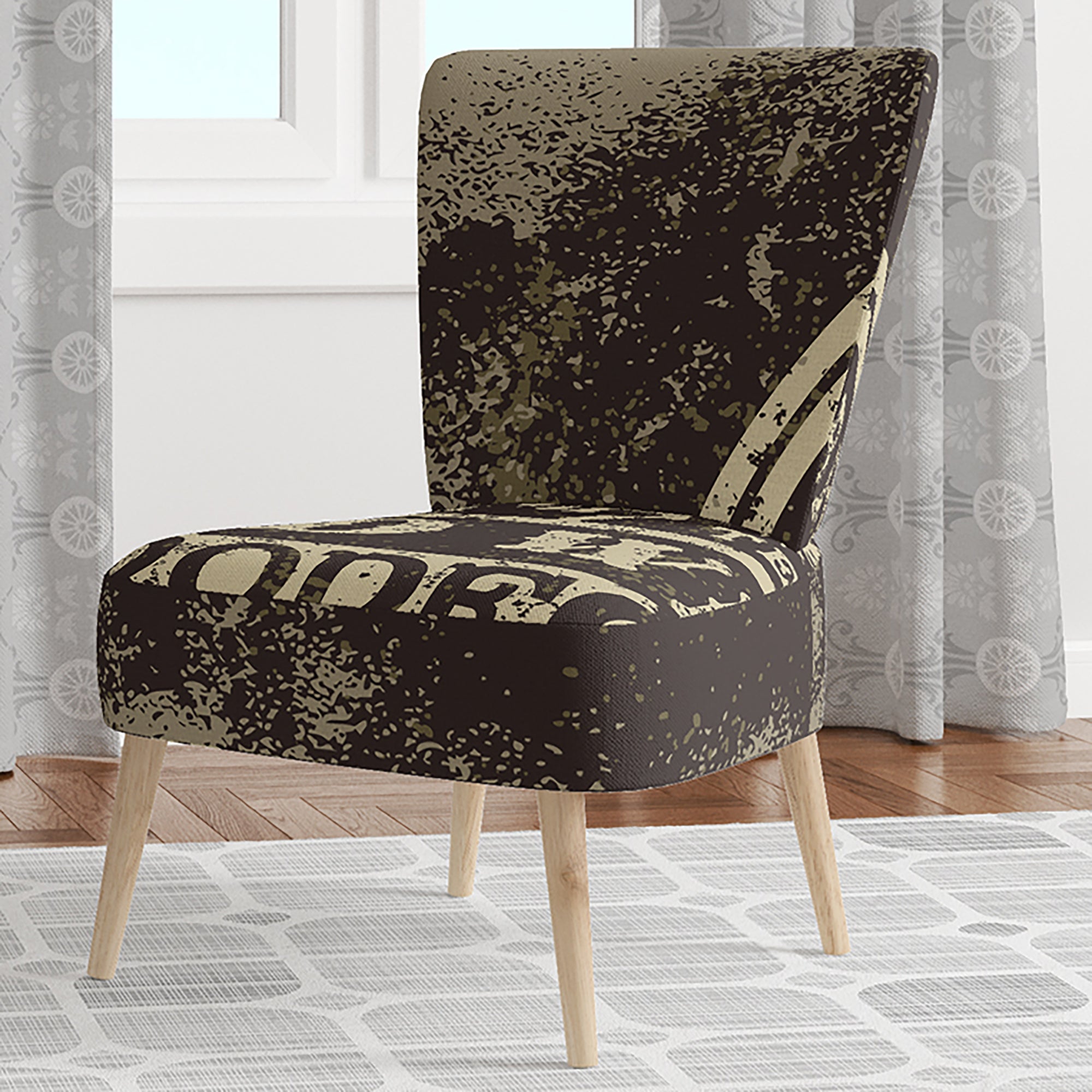 Wild west rodeo Farmhouse Contemporary Accent Chair
