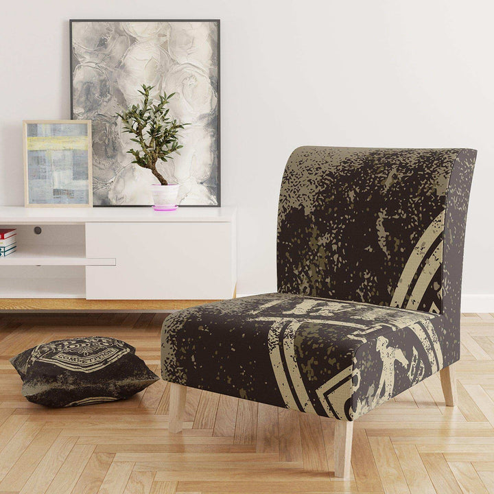 Wild west rodeo Farmhouse Contemporary Accent Chair