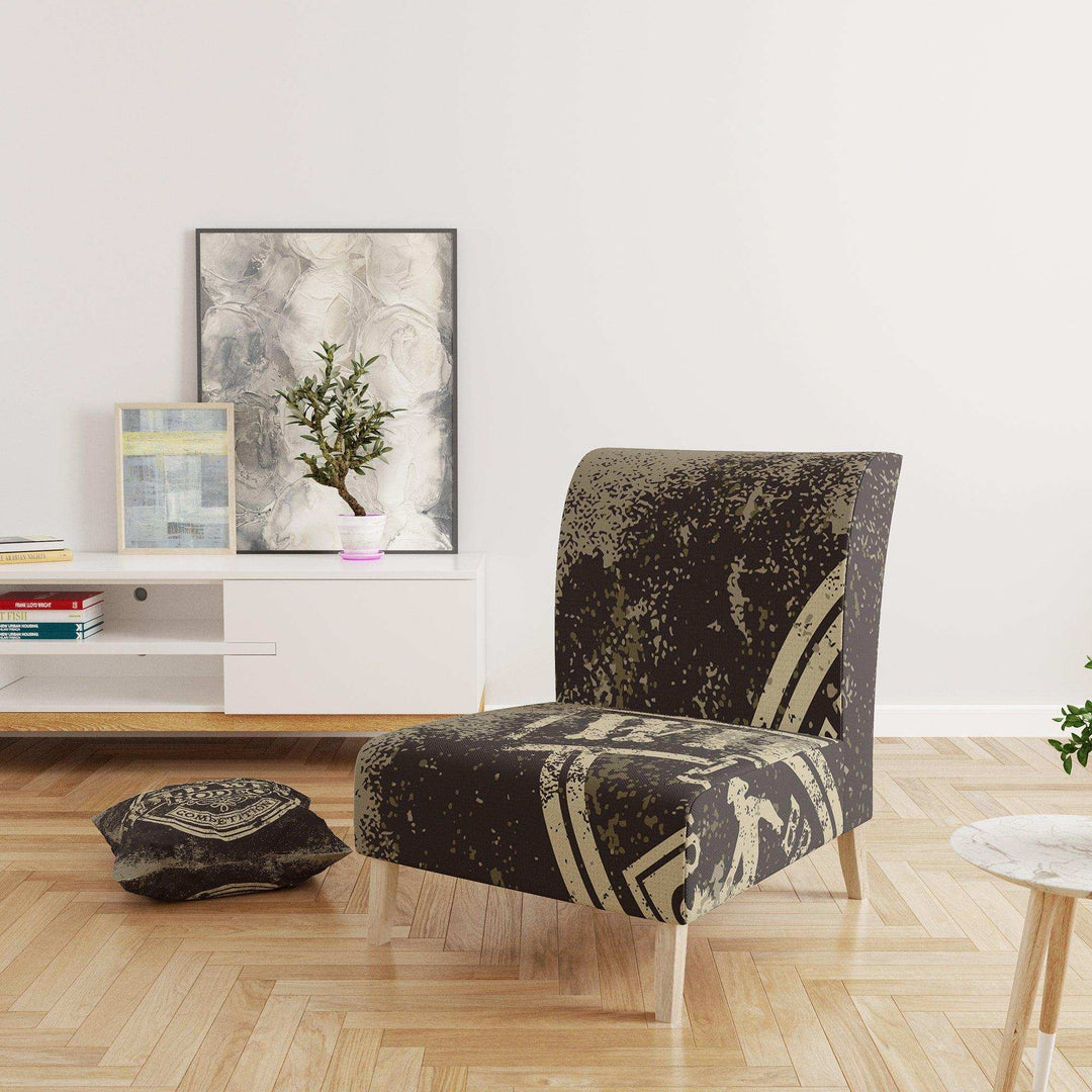 Wild west rodeo Farmhouse Contemporary Accent Chair