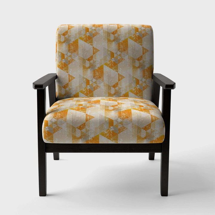 Gold Retro Style Modern Accent Chair