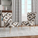 Boxes Illustration Scandinavian Accent Chair