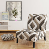 Boxes Illustration Scandinavian Accent Chair