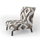 Boxes Illustration Scandinavian Accent Chair