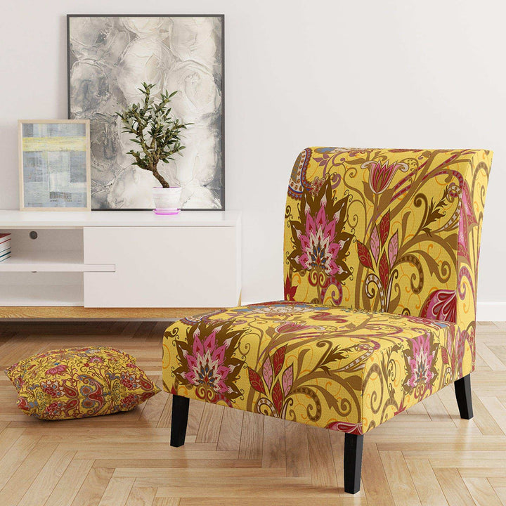 Pattern in Ethnic Traditional Style Bohemian &amp; Electic Accent Chair