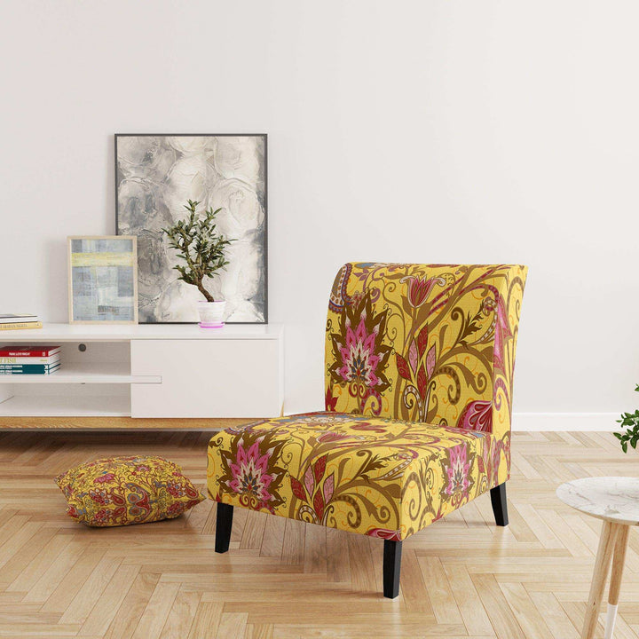 Pattern in Ethnic Traditional Style Bohemian &amp; Electic Accent Chair