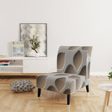 Abstract Pattern Scandinavian Accent Chair Slipper Chair