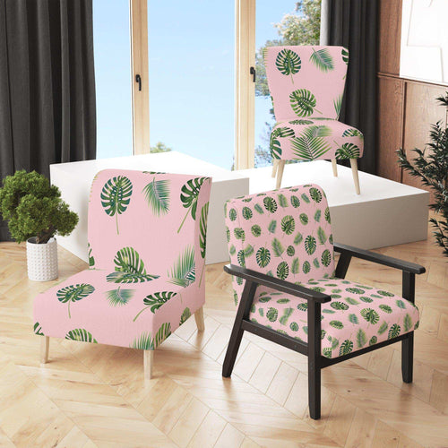 Palm Tropical Leaves Pattern. - Tropical Accent Chair