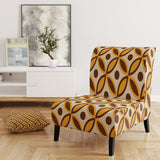 Retro Ornamental Design V Mid-Century Accent Chair