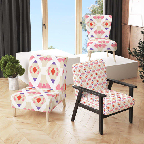 Triangular Retro Design VII - Mid-Century Modern Accent Chair