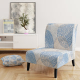 Abstract Retro Design I Mid-Century Accent Chair Slipper Chair