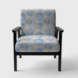Abstract Retro Design I Mid-Century Accent Chair Arm Chair