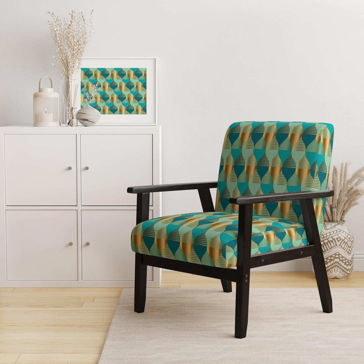 Luxury Retro Drops II Mid-Century Accent Chair